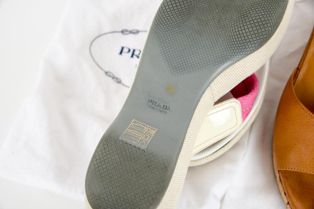 Prada Sandals With Dust Bags