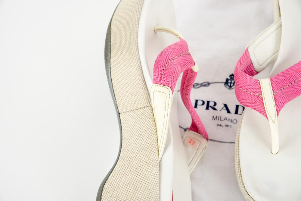 Prada Sandals With Dust Bags