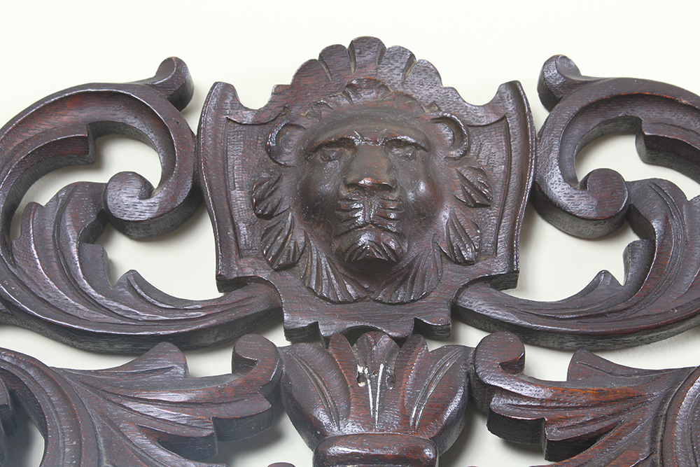 Carved Wood Framed Mirror