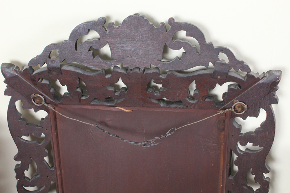 Carved Wood Framed Mirror