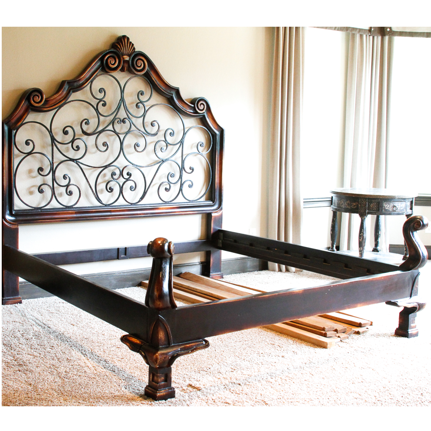 King Size Wrought Iron Bed Frame