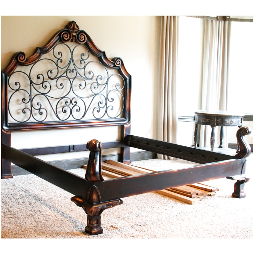 King Size Wrought Iron Bed Frame