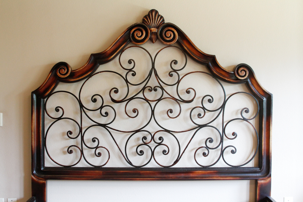 King Size Wrought Iron Bed Frame