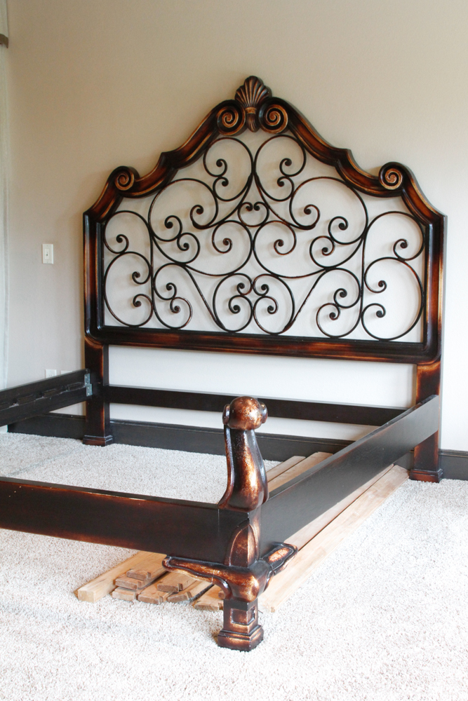 King Size Wrought Iron Bed Frame