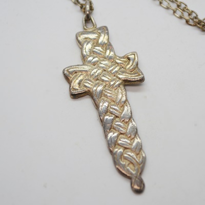 Two Sterling Silver Pendant Necklace and Two Brooches