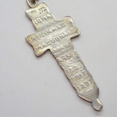 Two Sterling Silver Pendant Necklace and Two Brooches