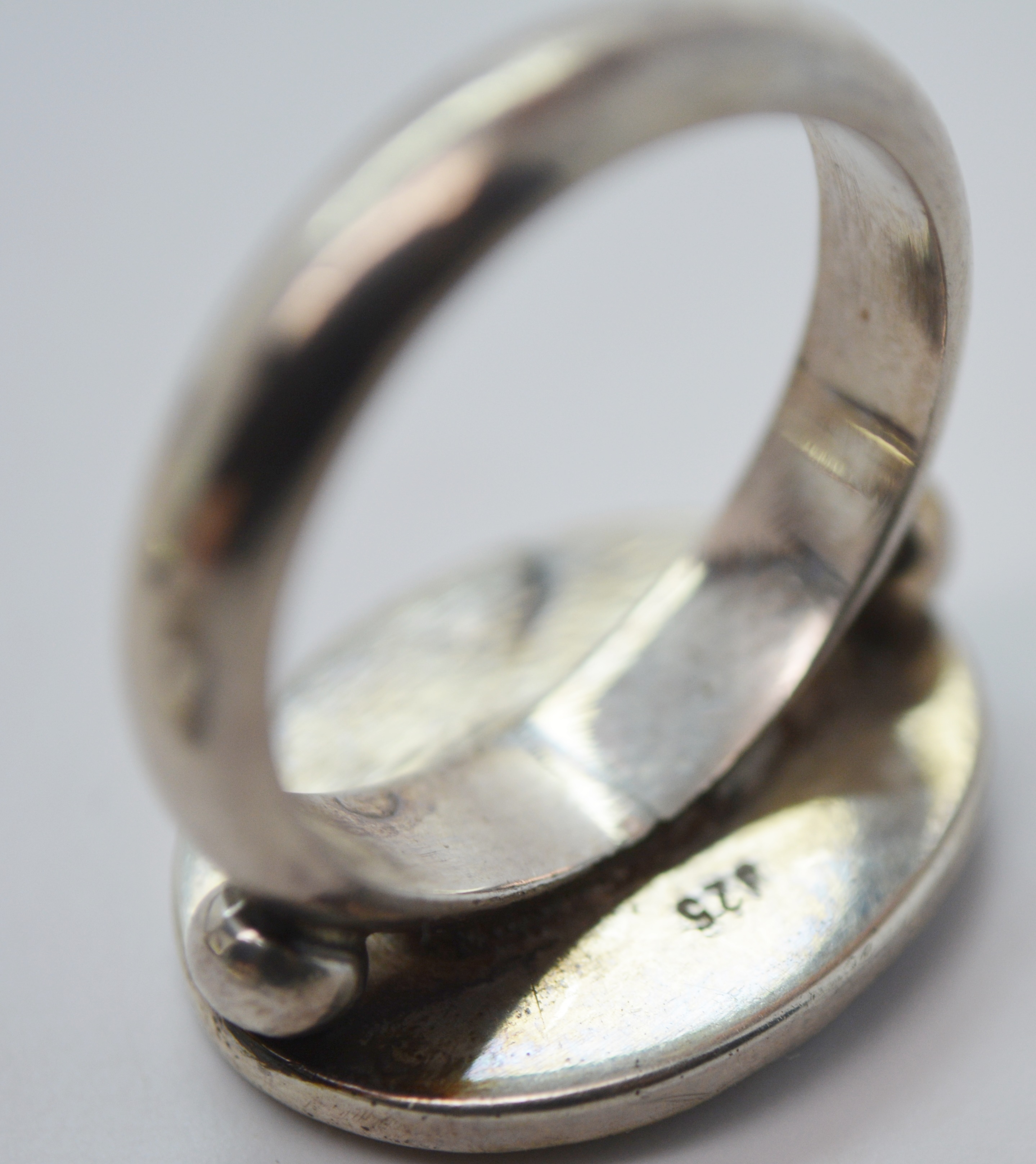 Four Sterling Silver Rings