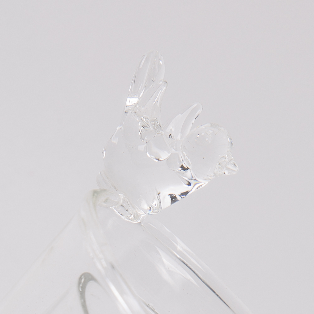 Hand Blown Bird Accent Votive Candle Holders