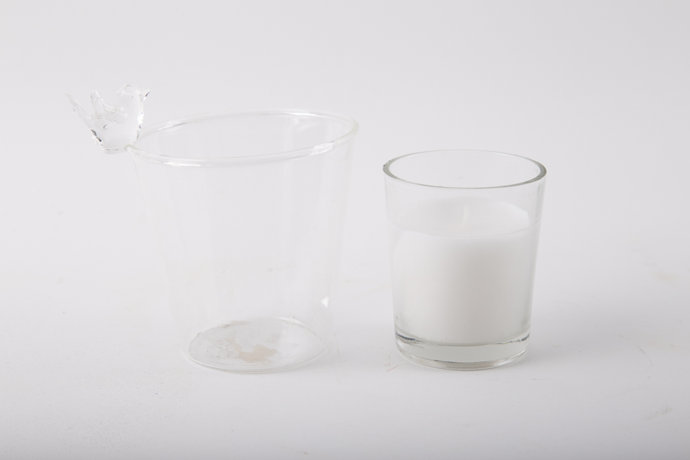 Hand Blown Bird Accent Votive Candle Holders