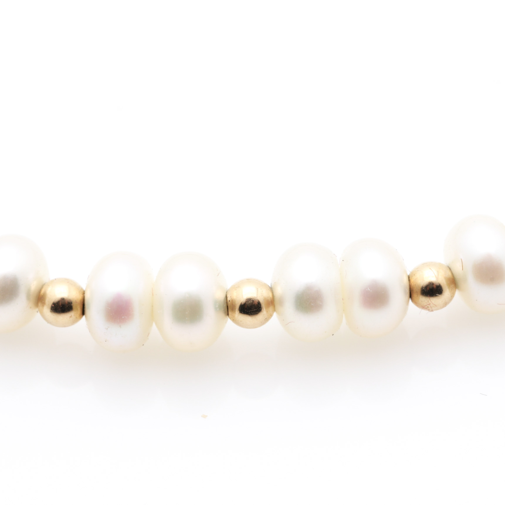 Cultured Pearl and 14K Yellow Gold Bracelet