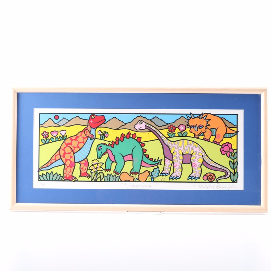 Holly Sue Buningh Limited Edition Serigraph "Dinosaurs"