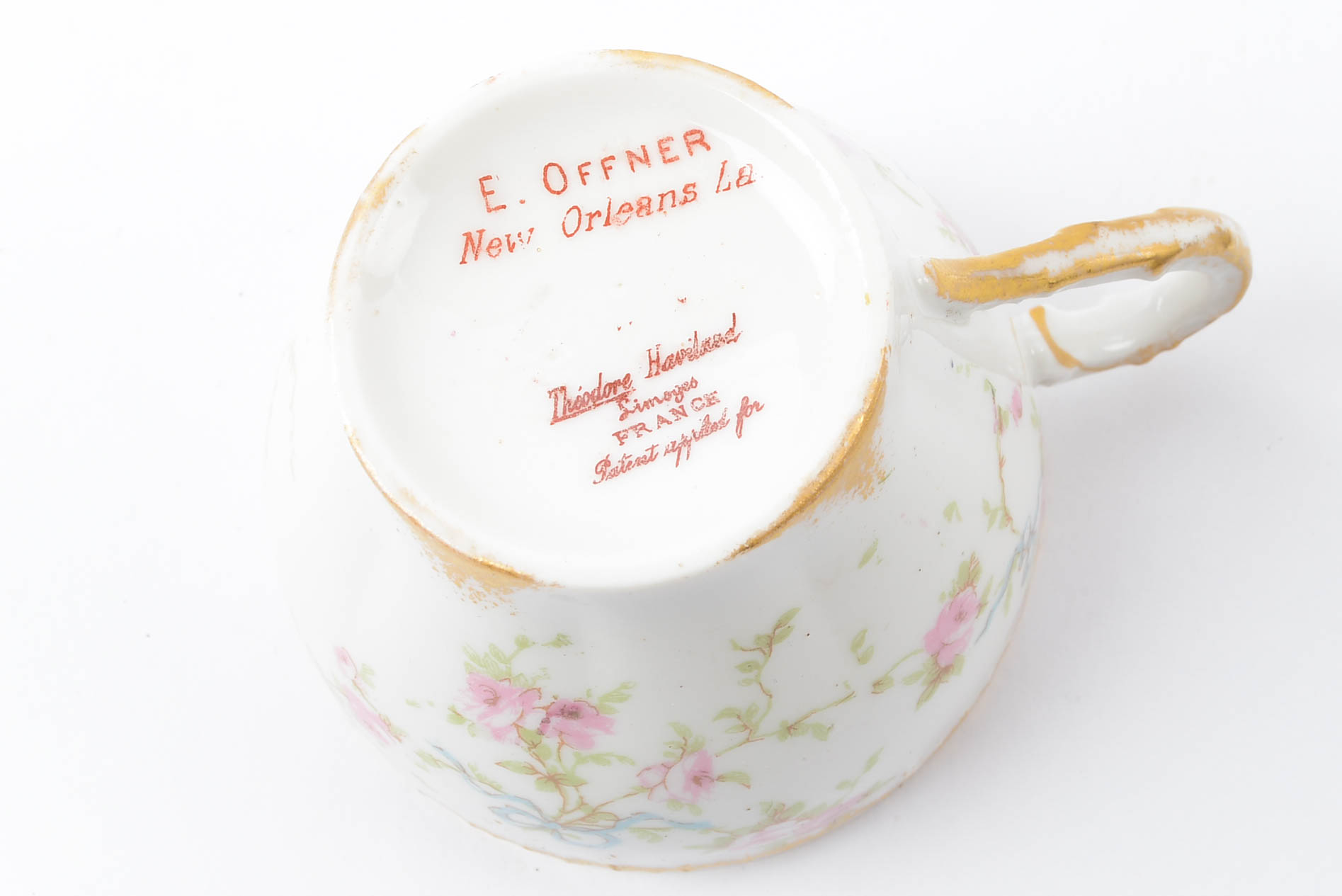 Collection of Floral Motif Teacup and Saucer Sets