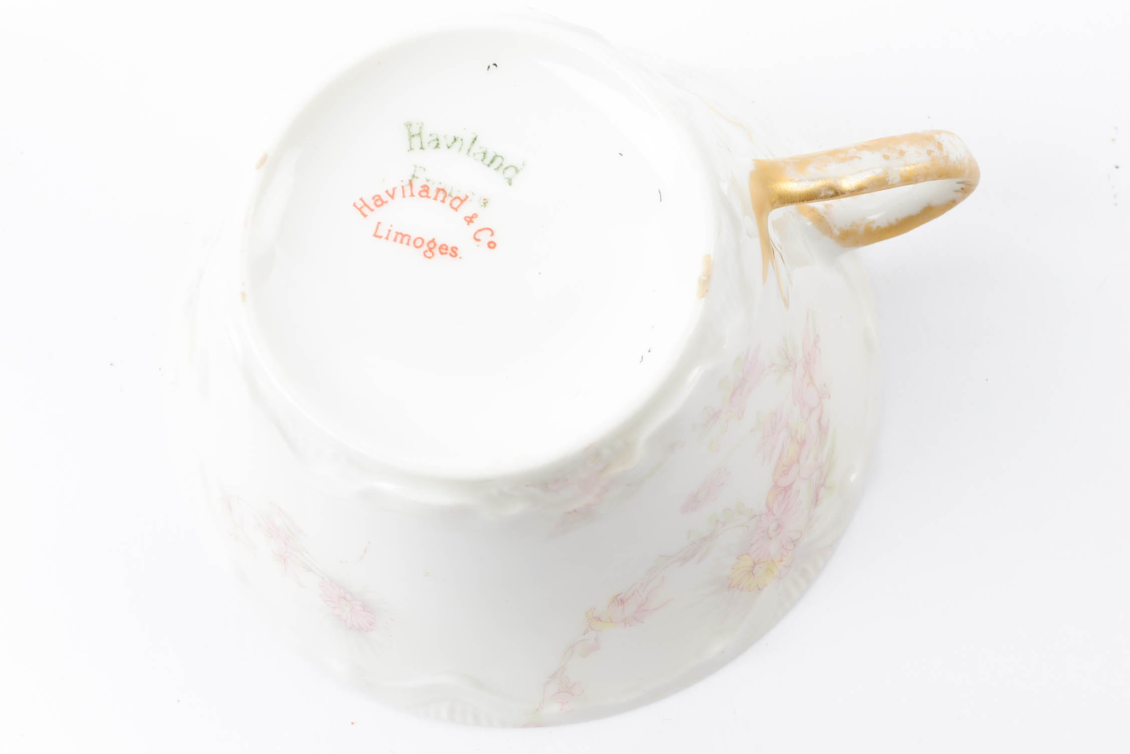 Collection of Floral Motif Teacup and Saucer Sets