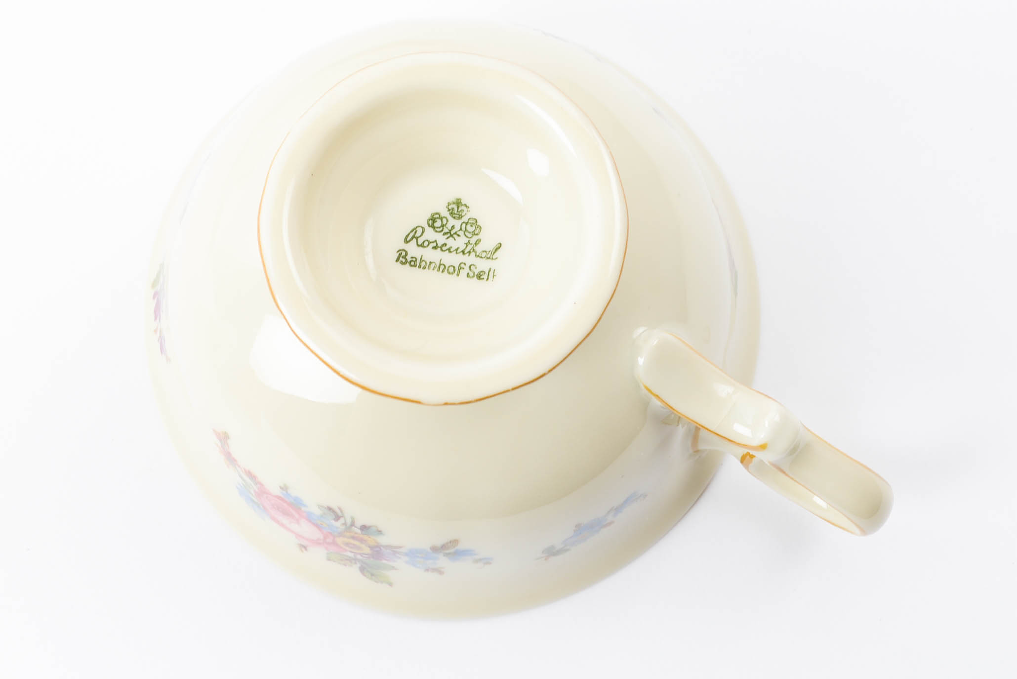 Collection of Floral Motif Teacup and Saucer Sets