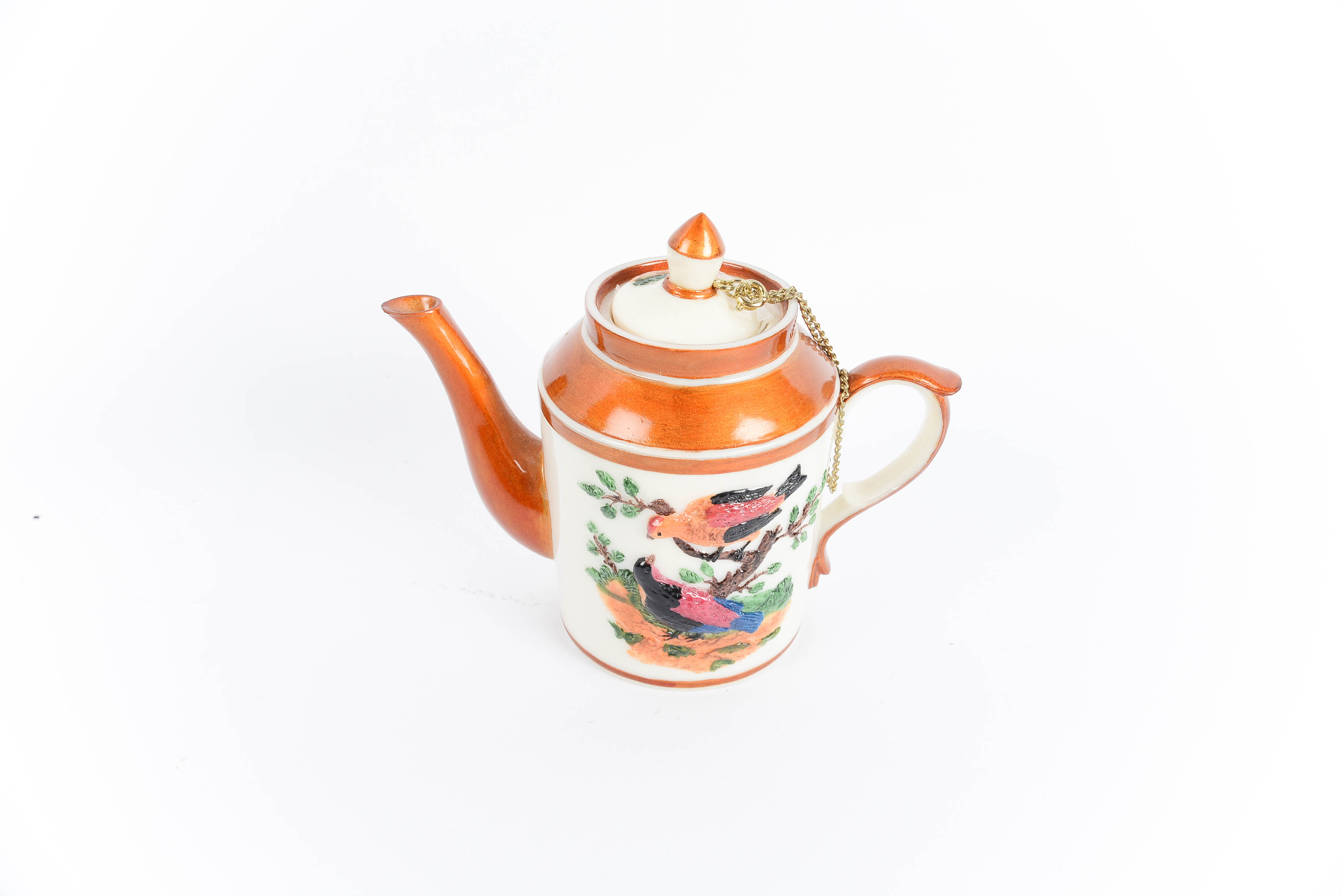 Collection of Nini Hand-Painted Miniature Teapots