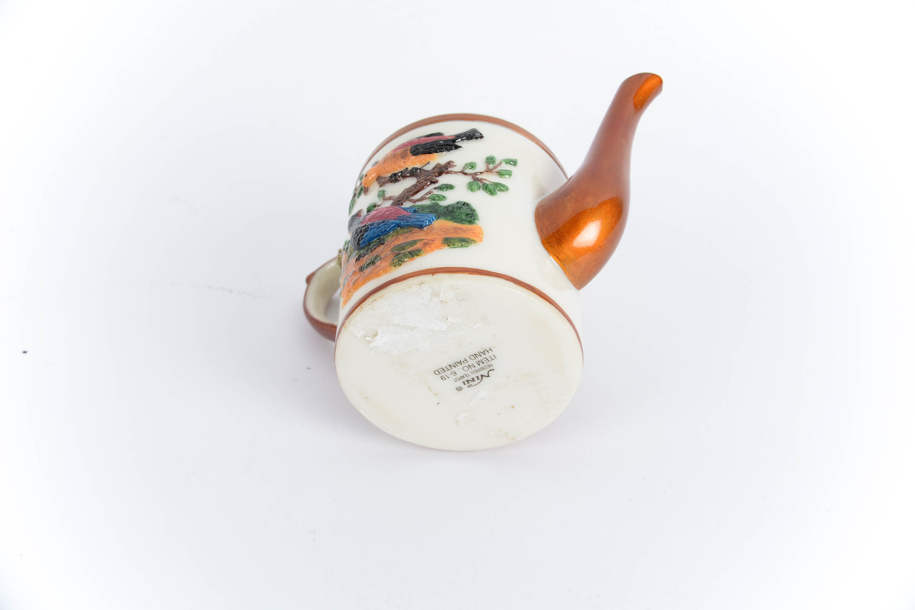 Collection of Nini Hand-Painted Miniature Teapots