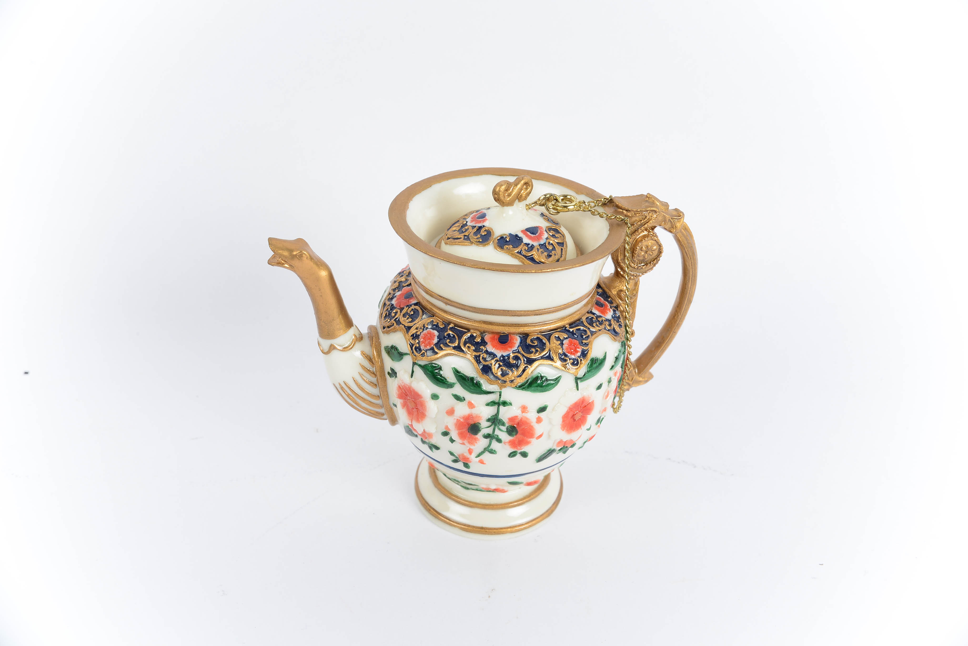Collection of Nini Hand-Painted Miniature Teapots