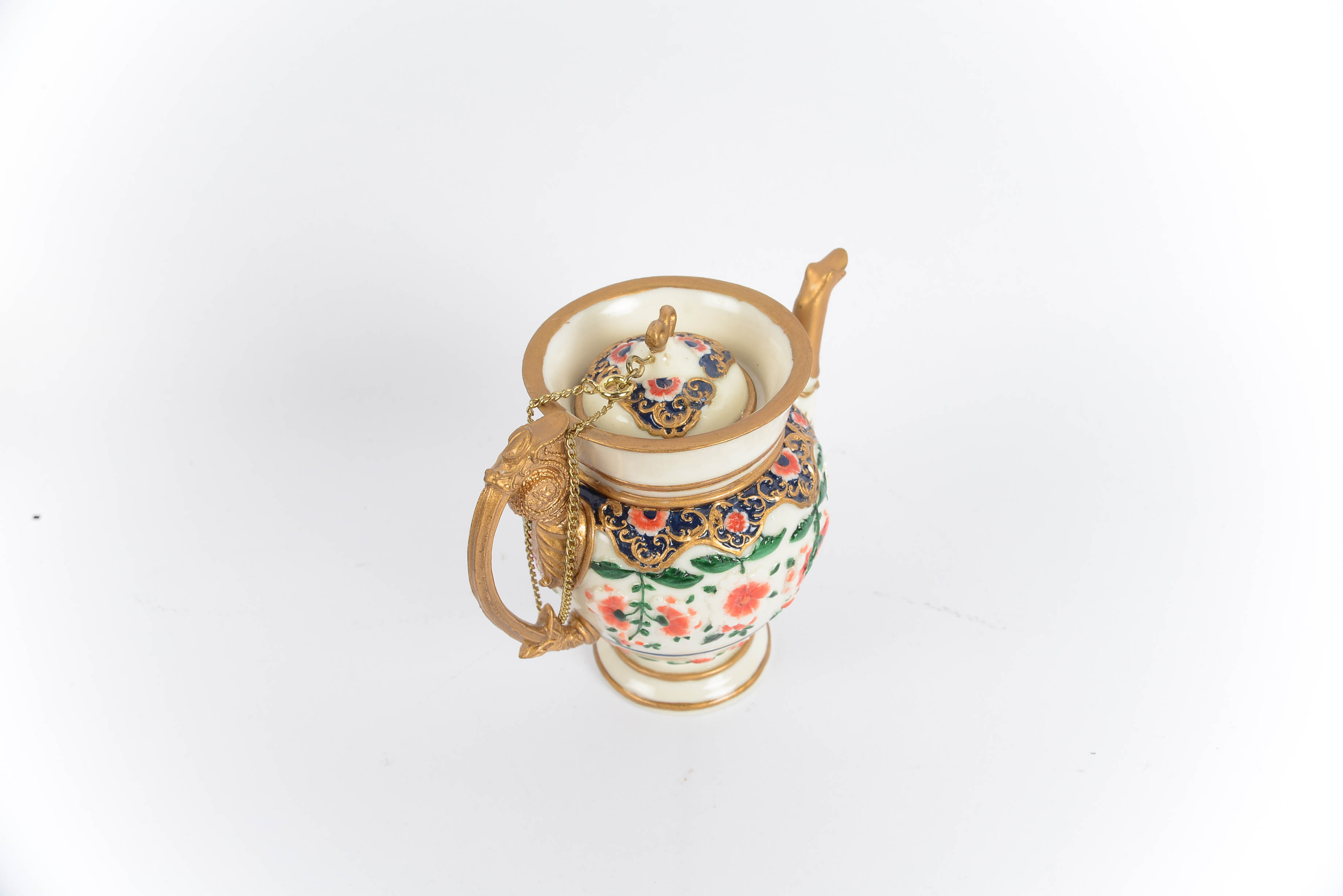 Collection of Nini Hand-Painted Miniature Teapots