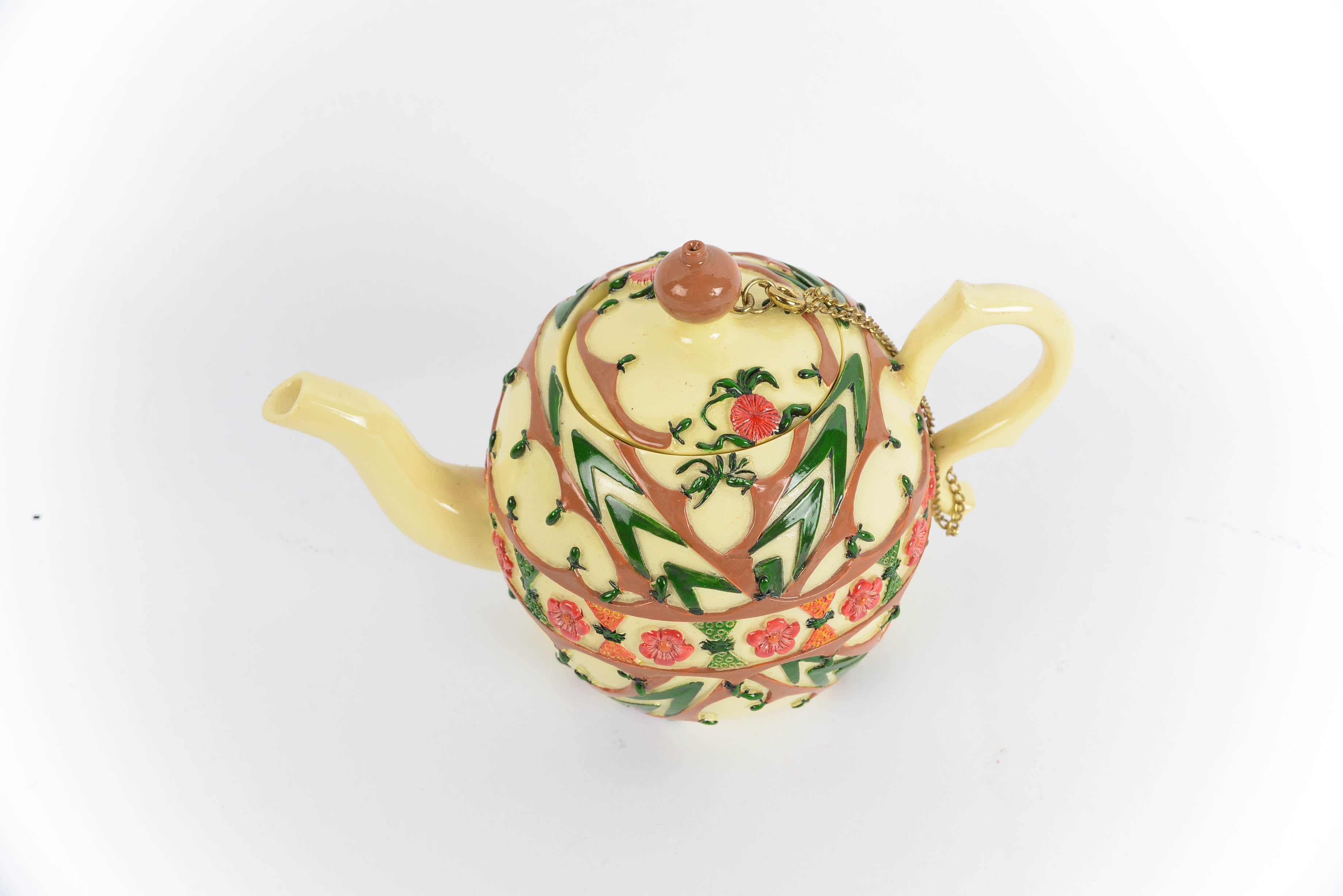 Collection of Nini Hand-Painted Miniature Teapots