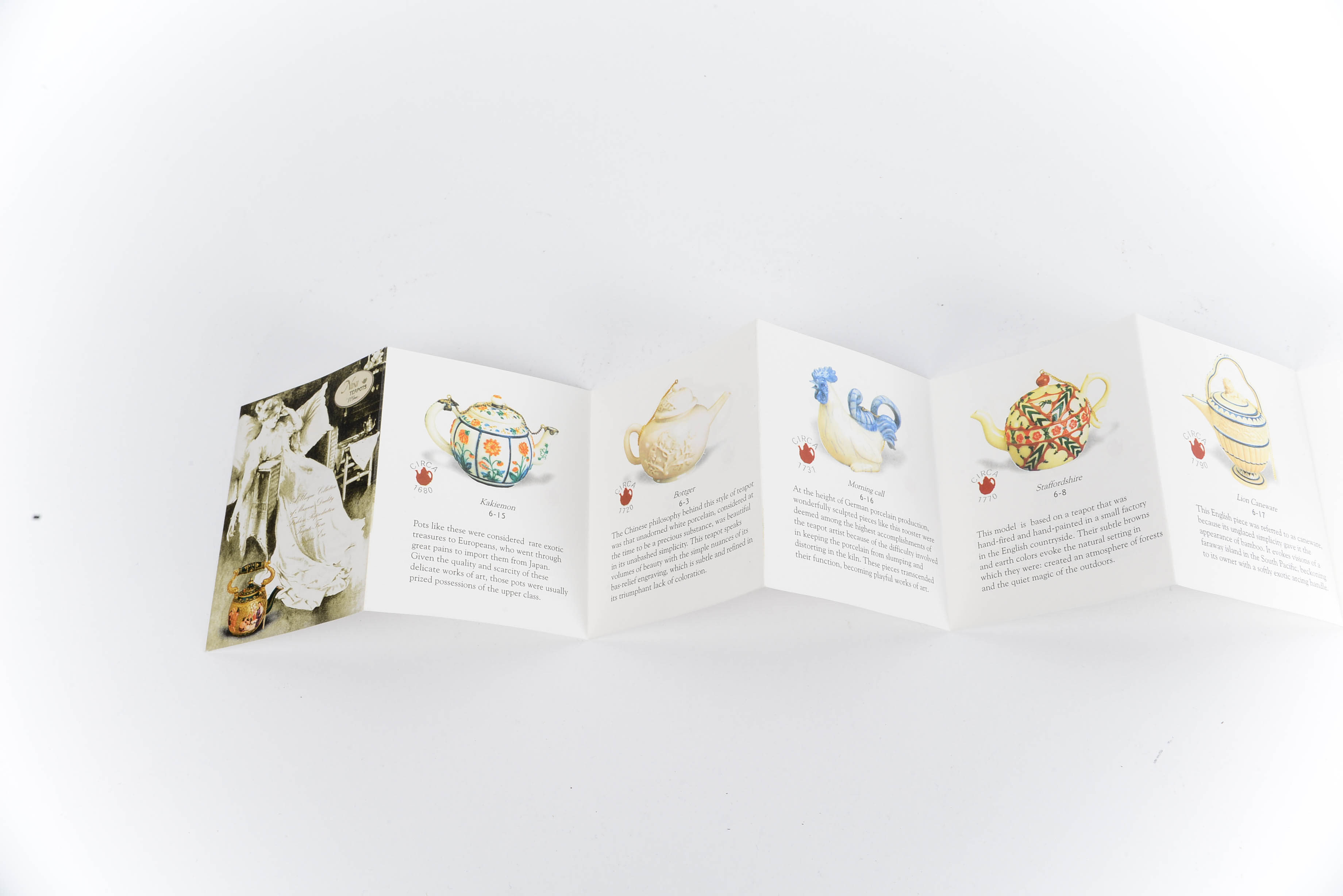 Collection of Nini Hand-Painted Miniature Teapots