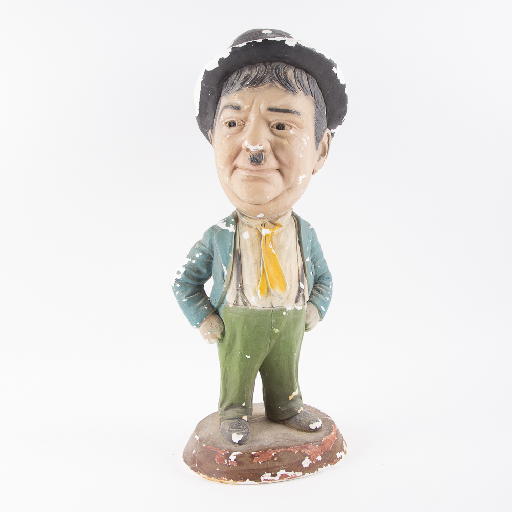 Vintage Oliver Hardy Statue