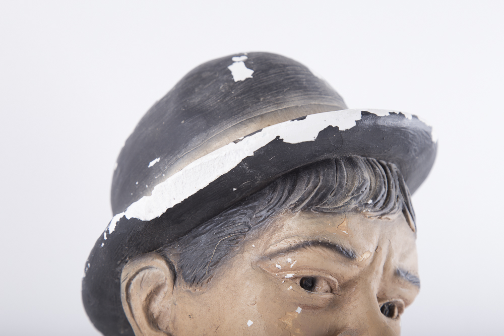Vintage Oliver Hardy Statue
