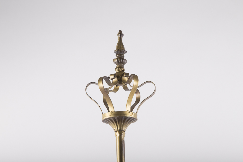 Gold Tone Round Display Stand