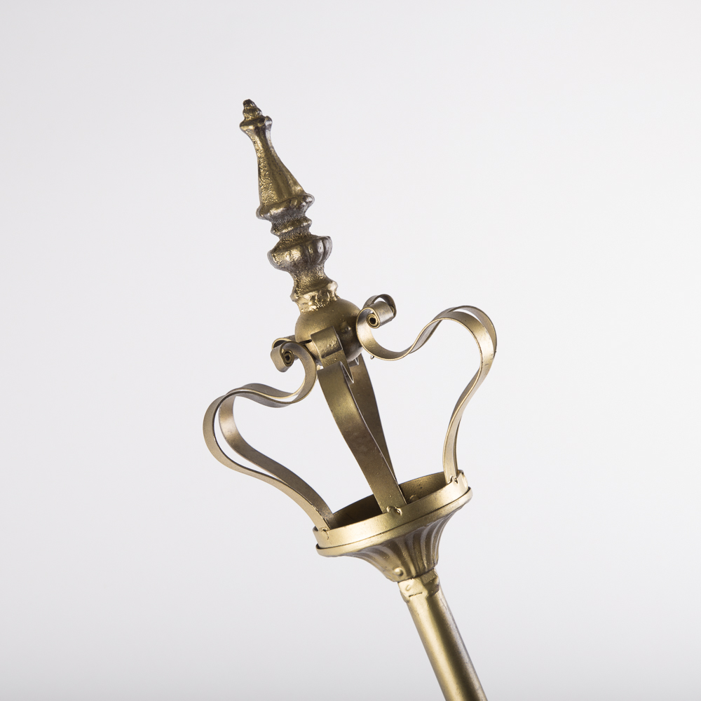 Gold Tone Round Display Stand