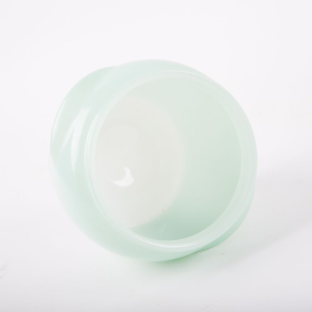 Vintage Glasbake "Walker's Honey Whip" Lidded Jars