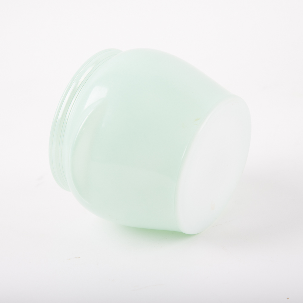 Vintage Glasbake "Walker's Honey Whip" Lidded Jars