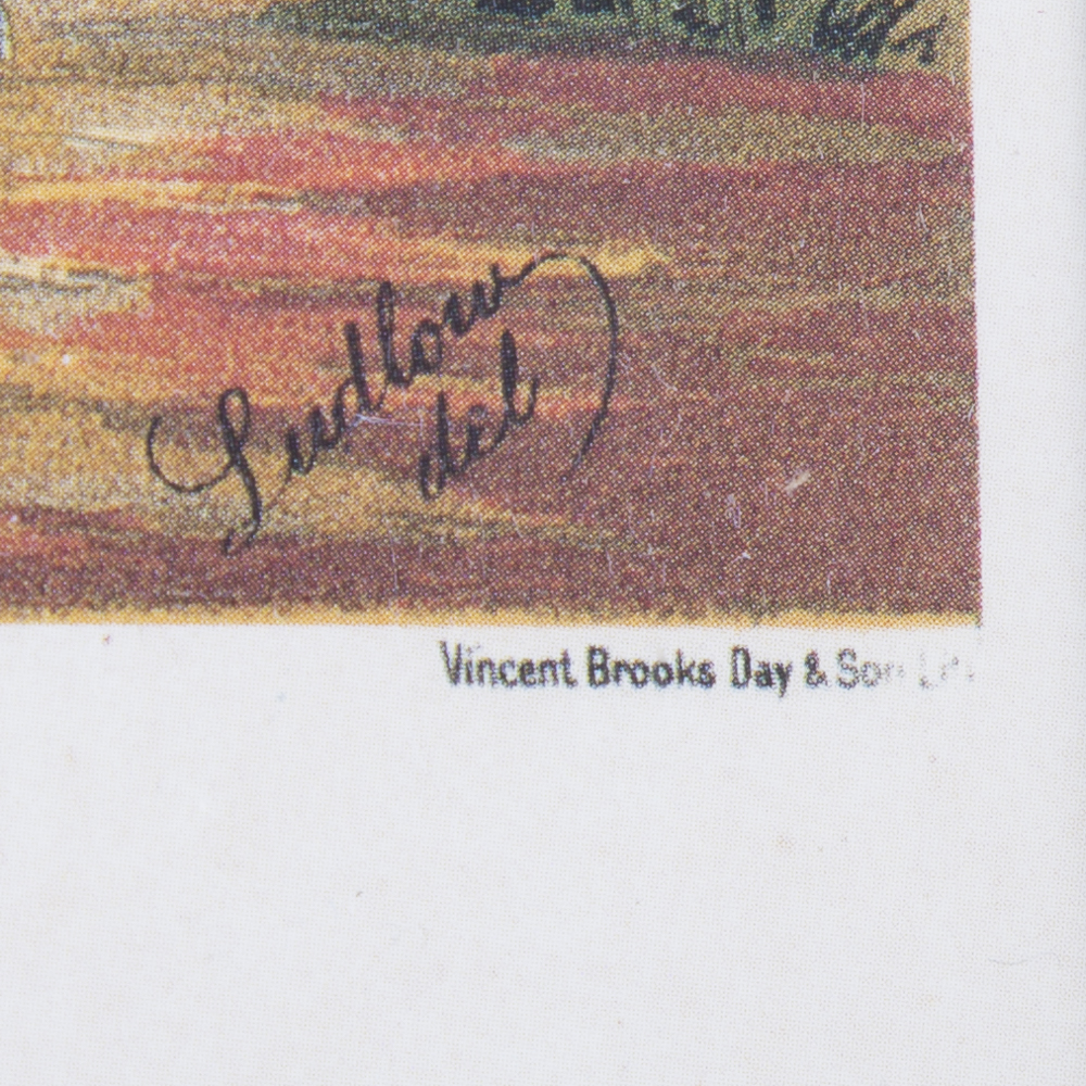 After J.W. Ludlow Offset Lithographs of Poultry