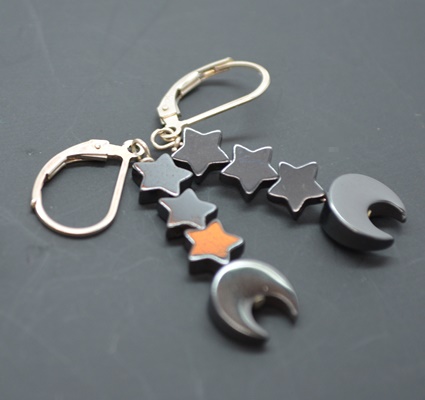 Sterling Silver Dangle Pierced Earrings and Screw Back Clip-On Earrings