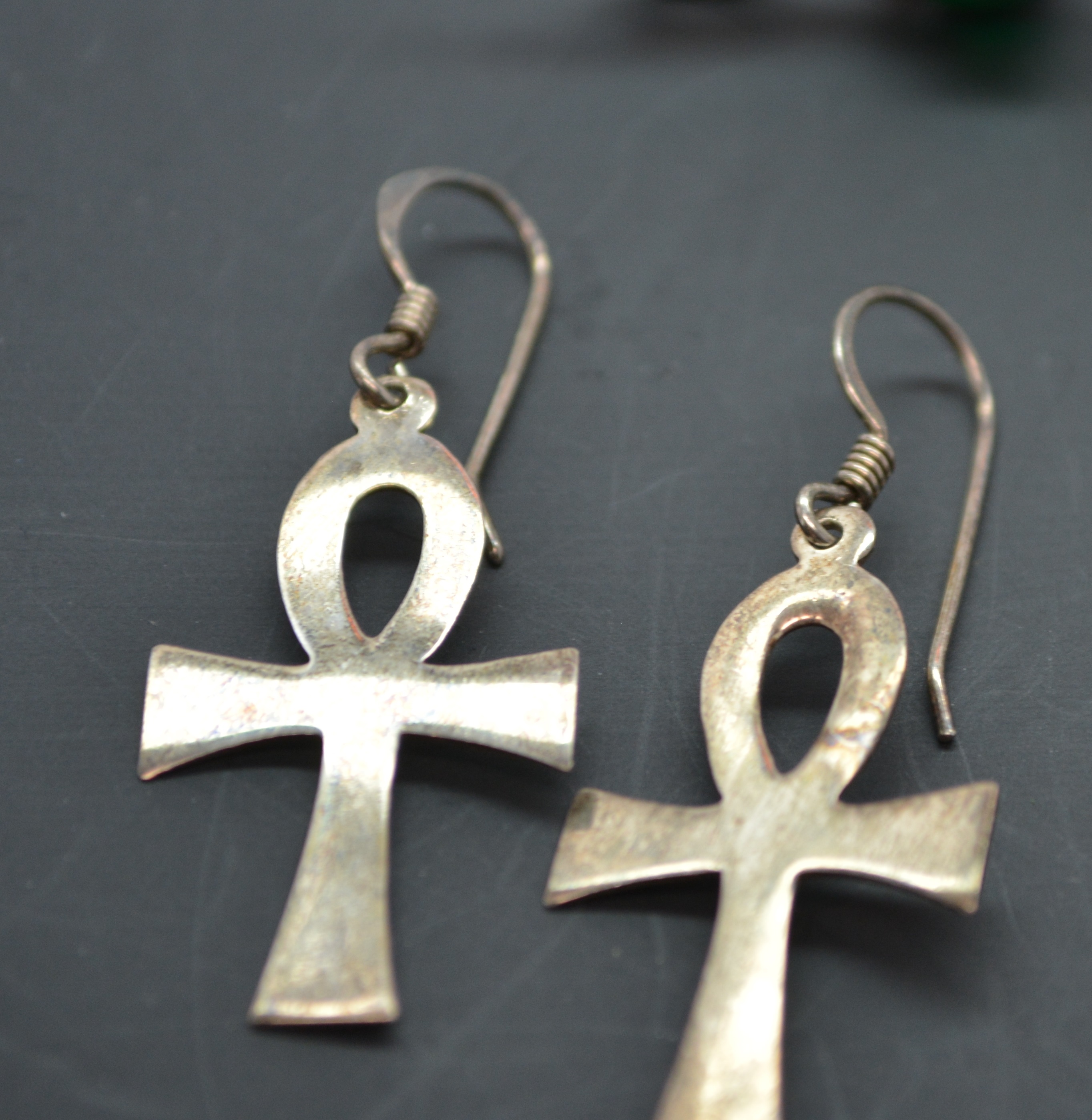 Sterling Silver Dangle Pierced Earrings and Screw Back Clip-On Earrings