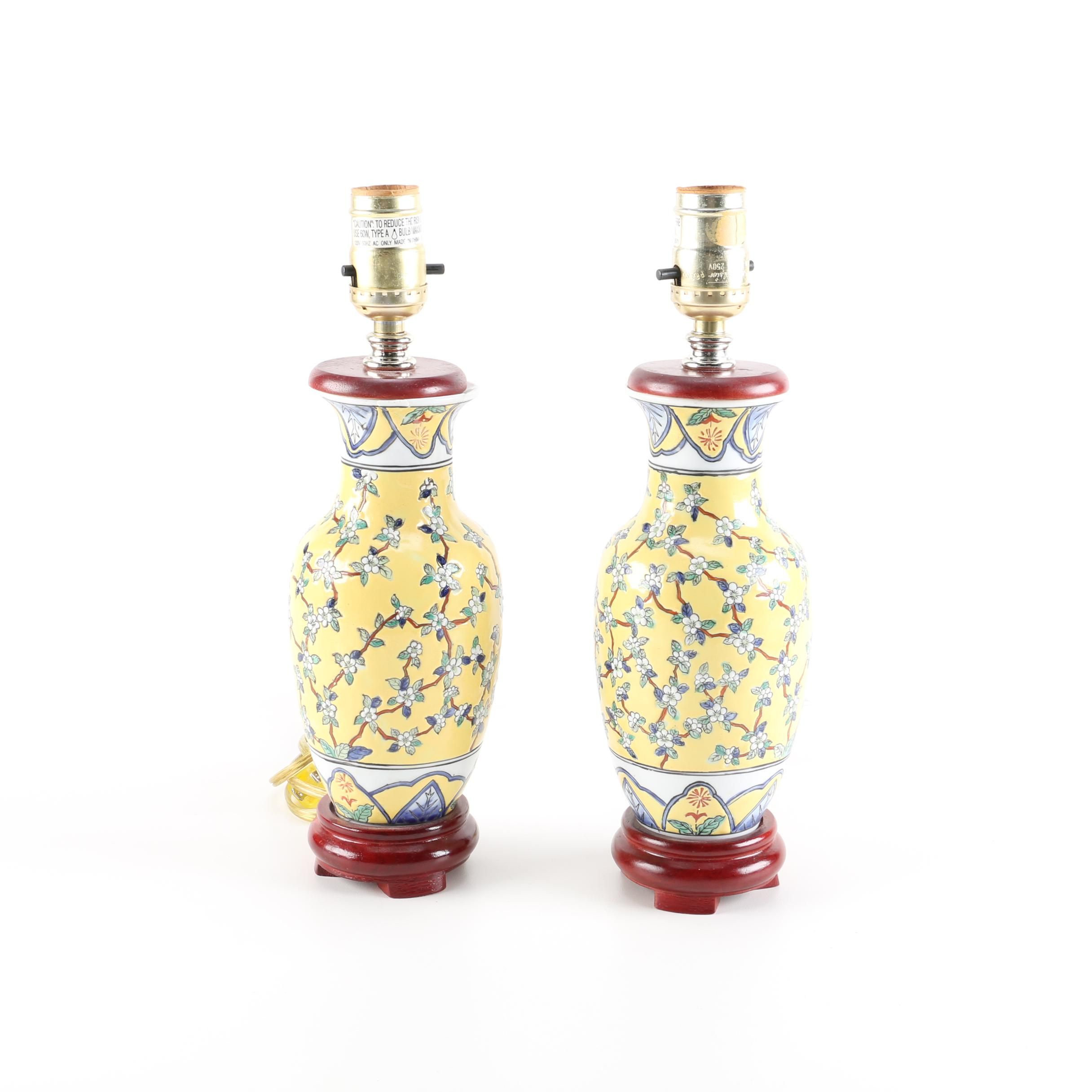 Pair of Ceramic Lamps