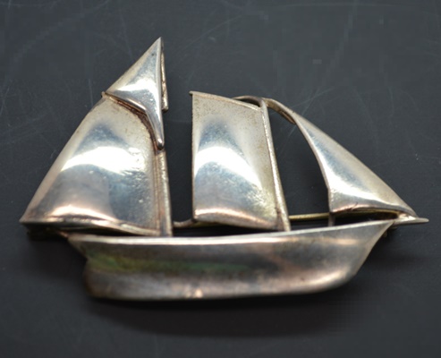 Sterling Silver Earrings, Rings and Brooch Collection