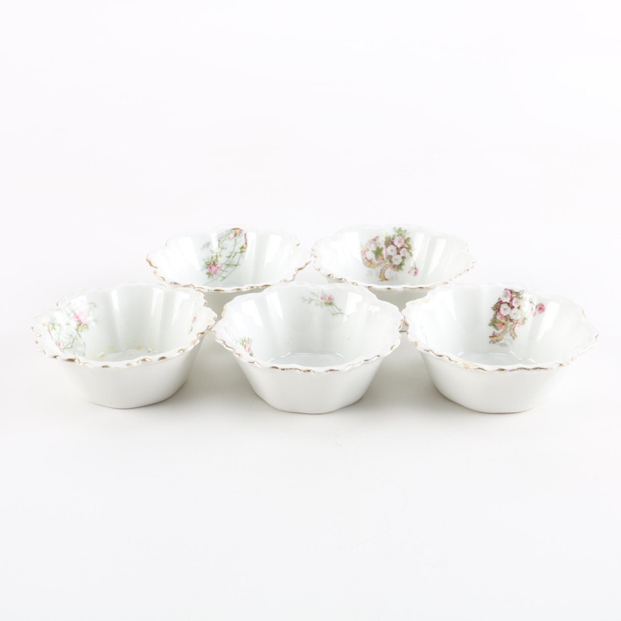 E. Gerard et Dufraisseix French Porcelain Bowl Set