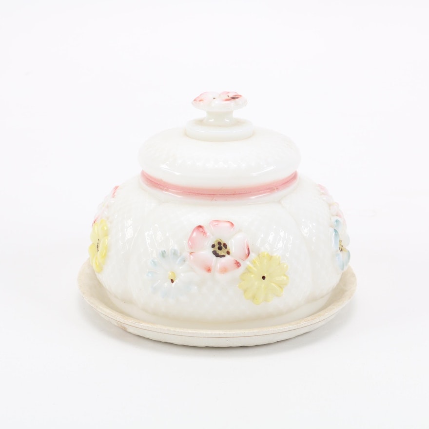Antique EAPG "Cosmos" Butter Dish