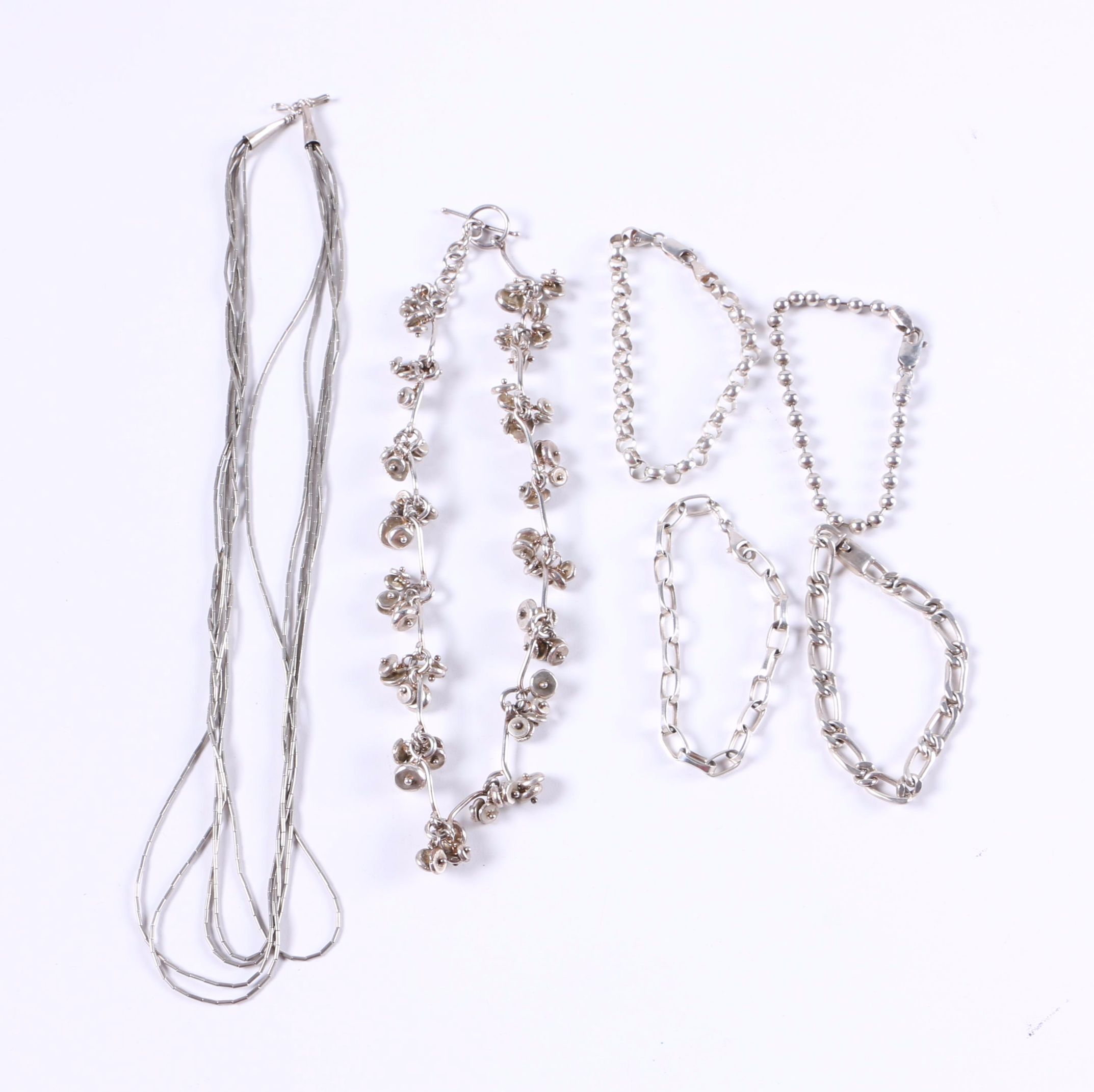 Sterling Silver Necklaces and Bracelets