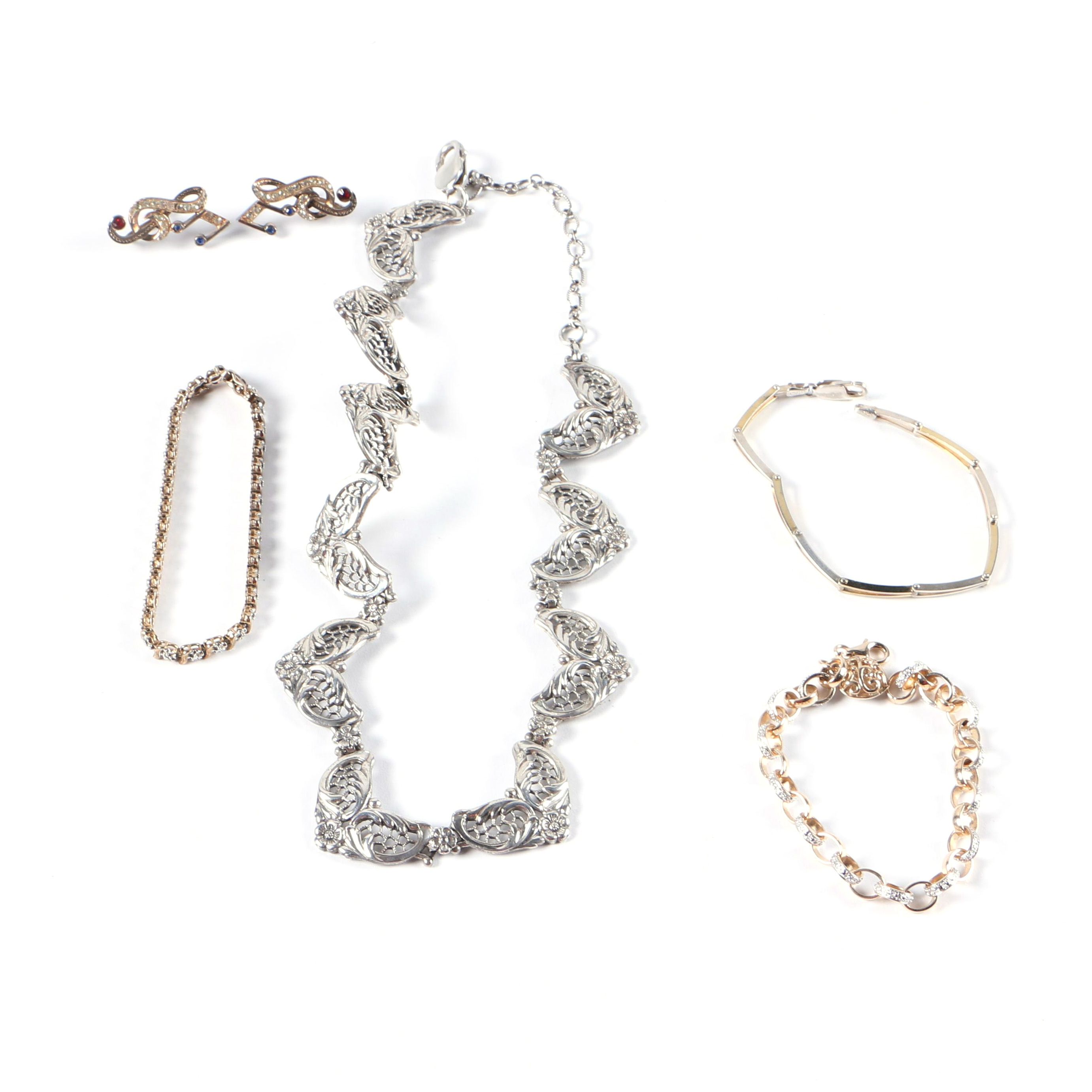 Sterling Silver Jewelry Including Danecraft