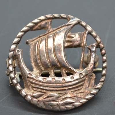 Three Scottish Sterling Silver Brooches