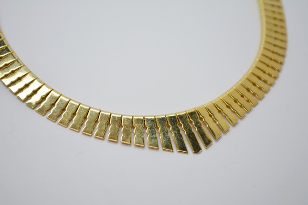 Three Faux Pearl and Gold Tone Costume Necklaces