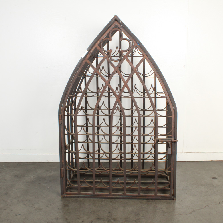 Iron Gothic Style Wine Rack