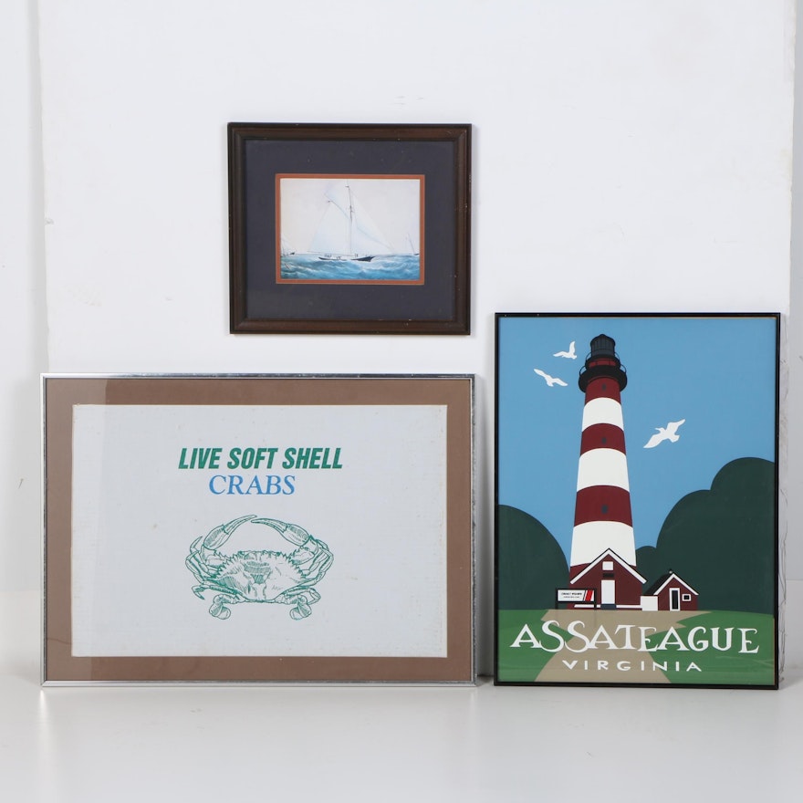 Three Beach Themed Prints