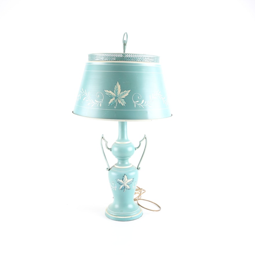 Vintage Tole Table Lamp
