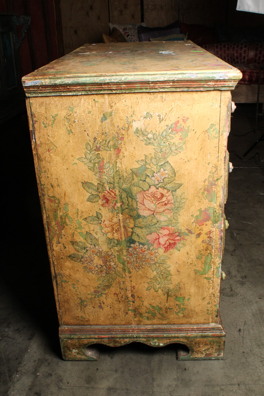 19th Century Hand-Painted Dresser