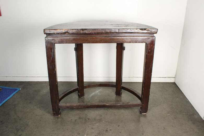 Antique Demilune Console Table