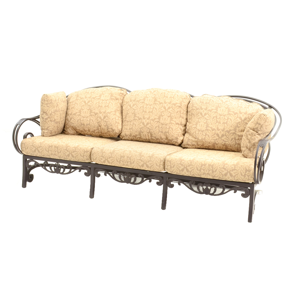 Wrought Iron Patio Sofa