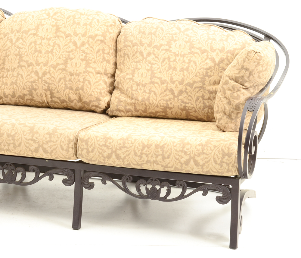 Wrought Iron Patio Sofa