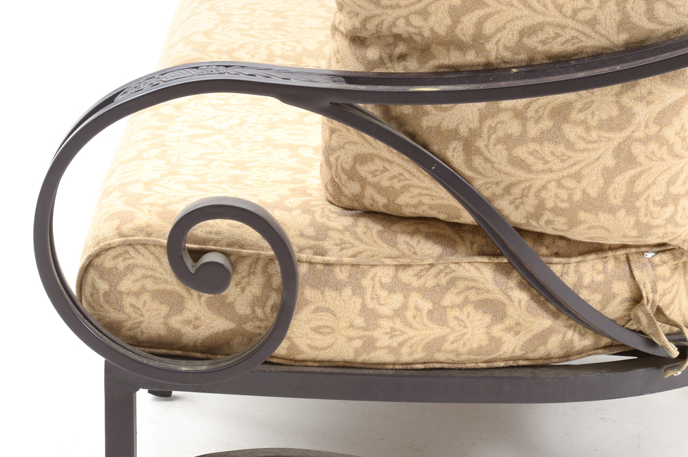 Wrought Iron Patio Sofa
