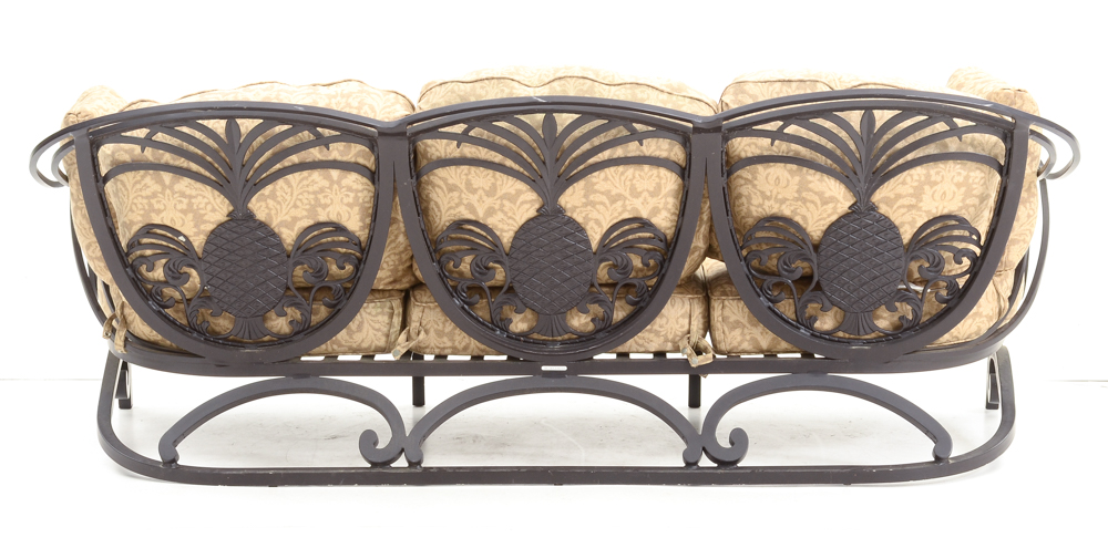 Wrought Iron Patio Sofa